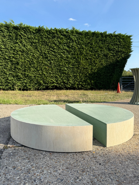 Half Circle Podium 4ft wide x 2ft