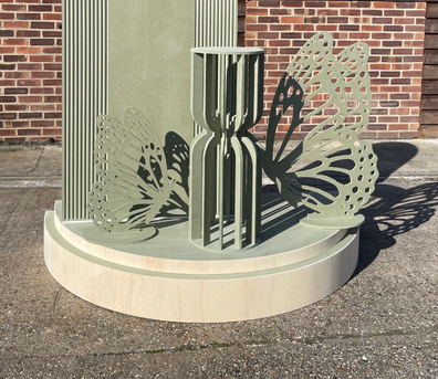 Half Circle Layered Podium – 6ft Wide